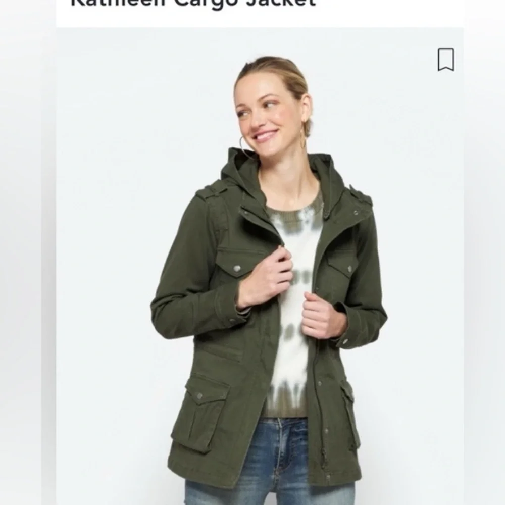 Market & Spruce Kathleen Cargo Jacket - Picture 1 of 6